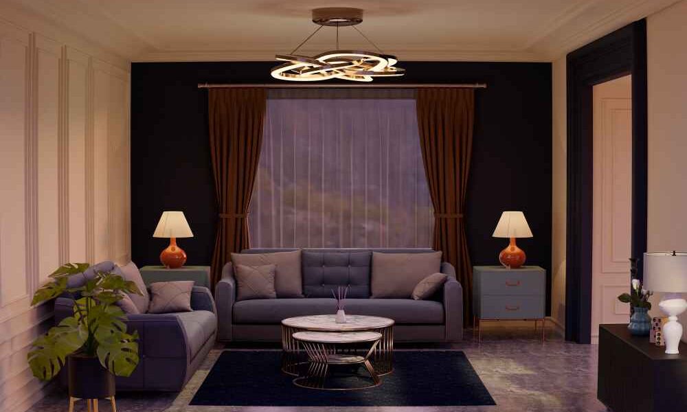 Luxury Modern Living Room Design in Qatif